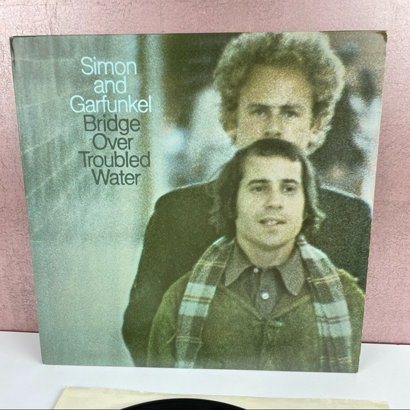 Vintage Simon & Garfunkel Bridge Over Troubled Water Vinyl Record Music - Picture 2 of 6